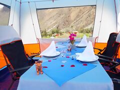 Almoço durante a caminhada na Trilha Inca Imperial